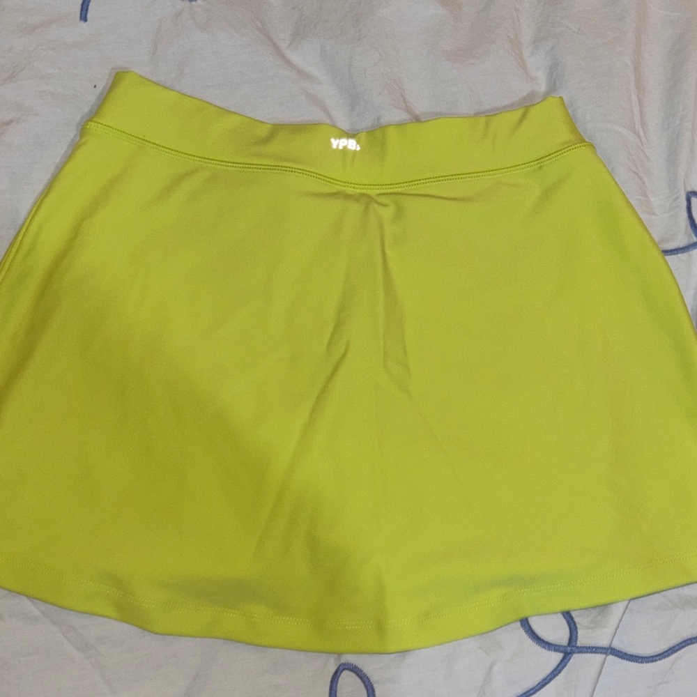 Vibrant Lime Skater Skirt